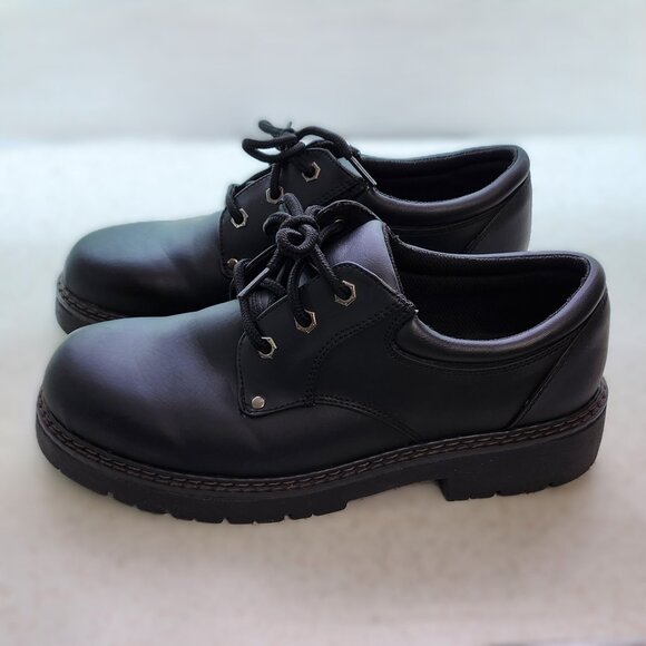 Black Lace up Dress Shoes for Men - Picture 3 of 8